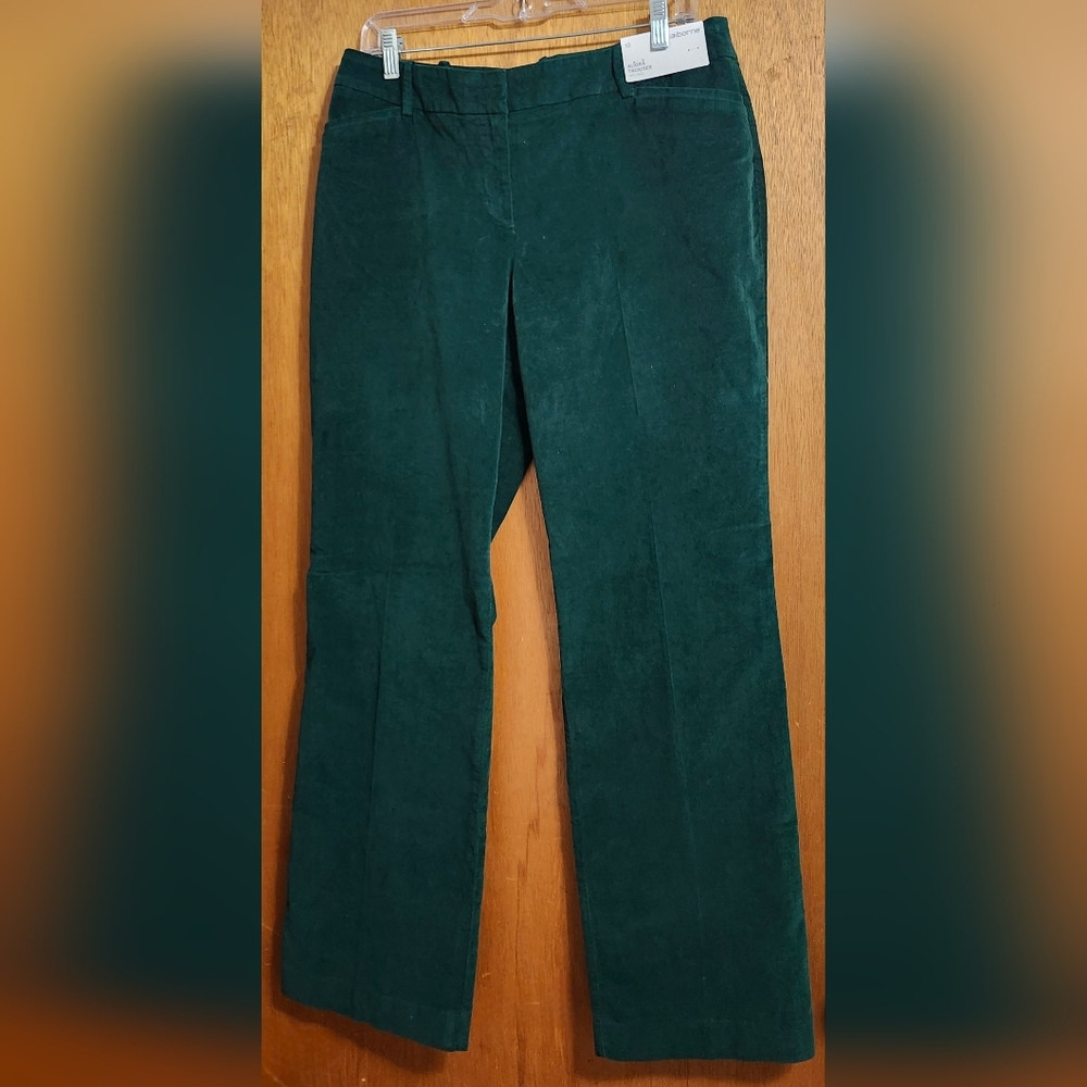 *NWT* Liz Claiborne Velvety !*Audra*! Trousers in Christmas-green!
